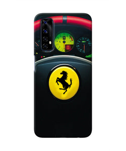 Ferrari Steeriing Wheel Realme 7 Real 4D Back Cover