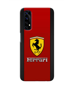 Ferrari Abstract Maroon Realme 7 Real 4D Back Cover