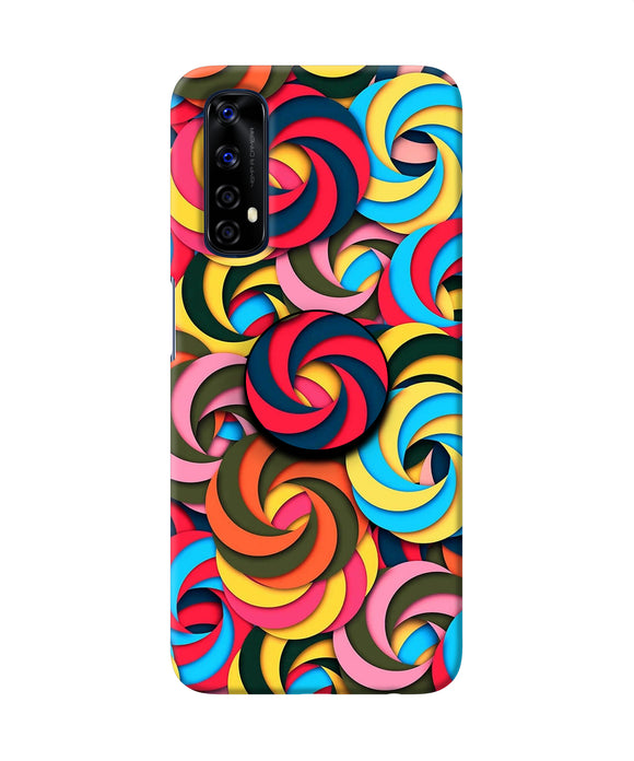 Spiral Pattern Realme 7 Pop Case