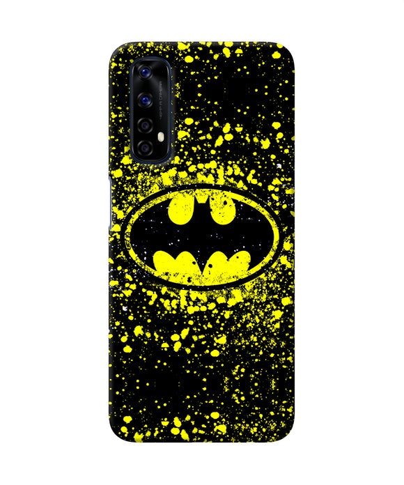 Batman Last Knight Print Yellow Realme 7 Back Cover