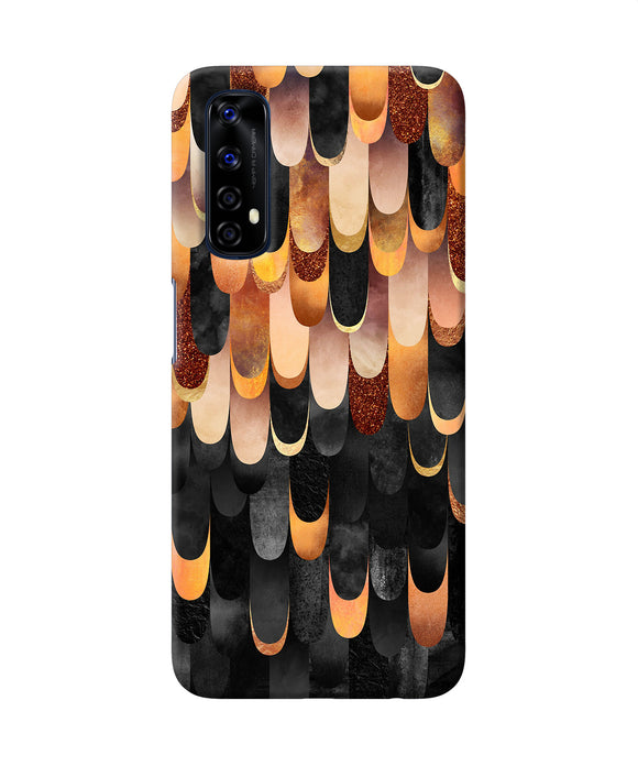 Abstract Wooden Rug Realme 7 Back Cover