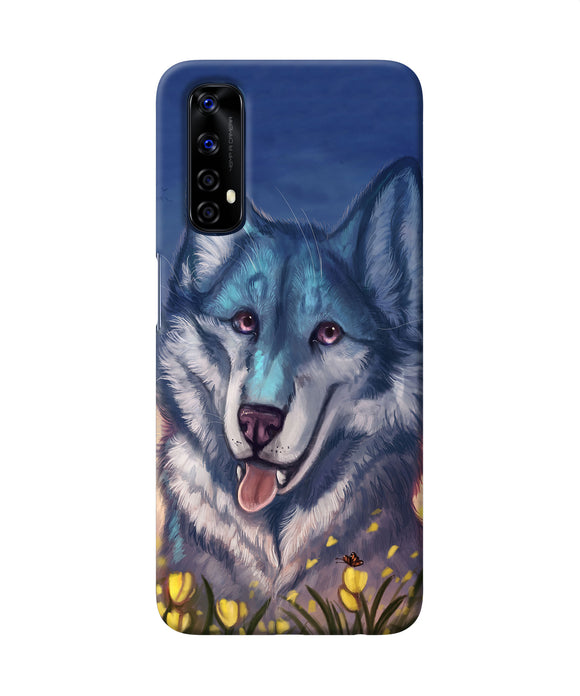 Cute Wolf Realme 7 Back Cover