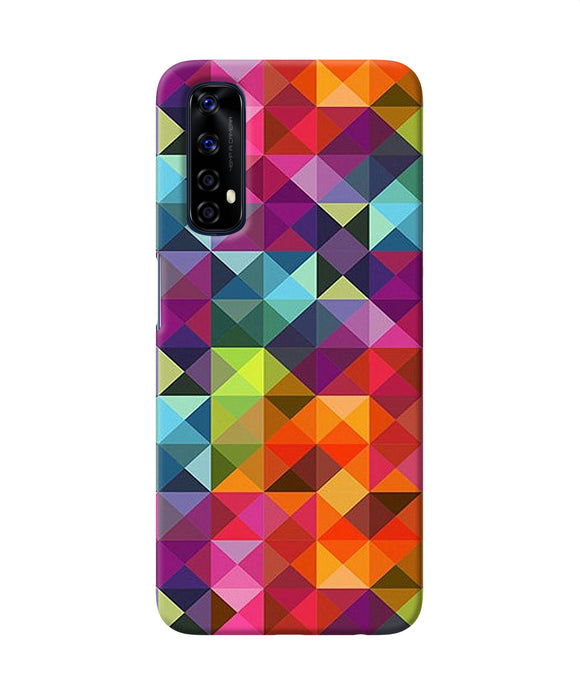 Abstract Triangle Pattern Realme 7 Back Cover