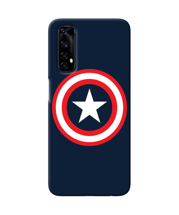 Captain America Logo Realme 7 Back Cover