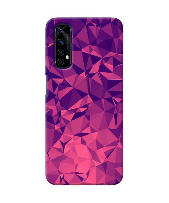 Abstract Red Blue Shine Realme 7 Back Cover