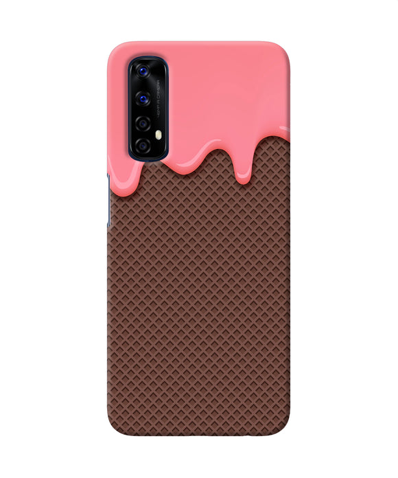 Waffle Cream Biscuit Realme 7 Back Cover