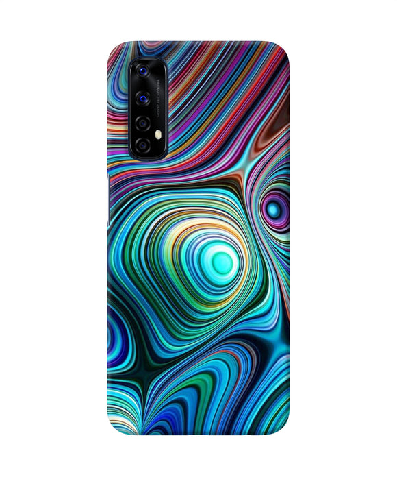 Abstract Coloful Waves Realme 7 Back Cover