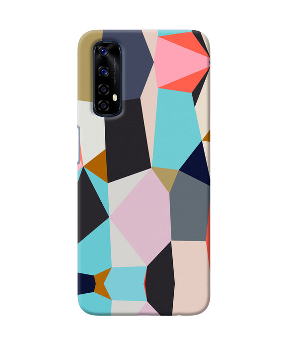 Abstract Colorful Shapes Realme 7 Back Cover