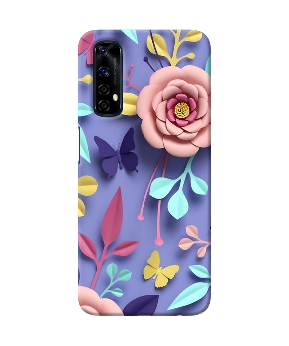 Flower Canvas Realme 7 Back Cover