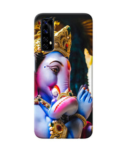 Lord Ganesh Statue Realme 7 Back Cover