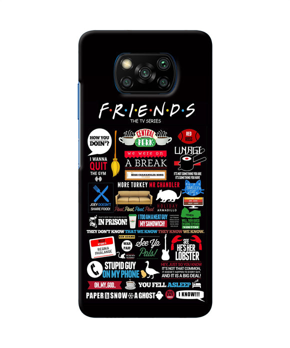 Friends Poco X3/X3 Pro Back Cover