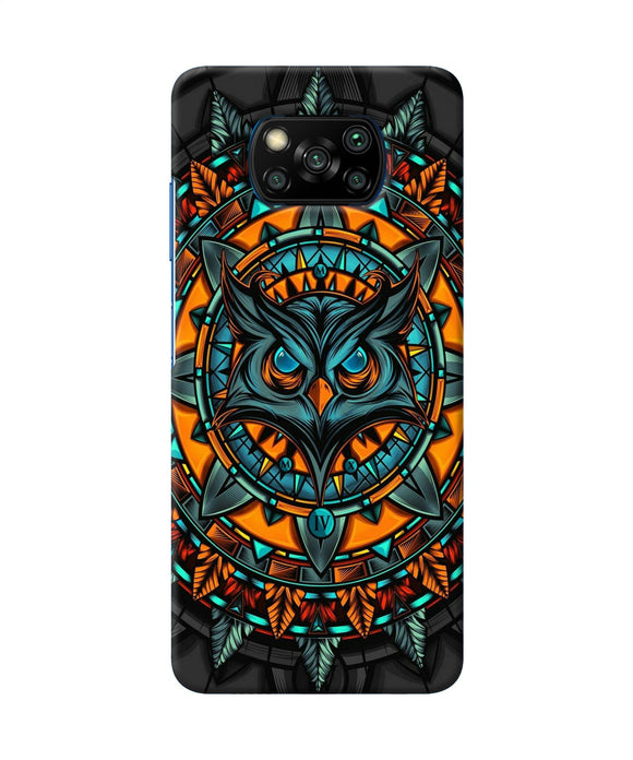 Angry Owl Art Poco X3/X3 Pro Back Cover
