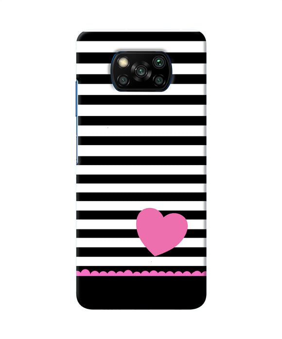 Abstract Heart Poco X3/X3 Pro Back Cover
