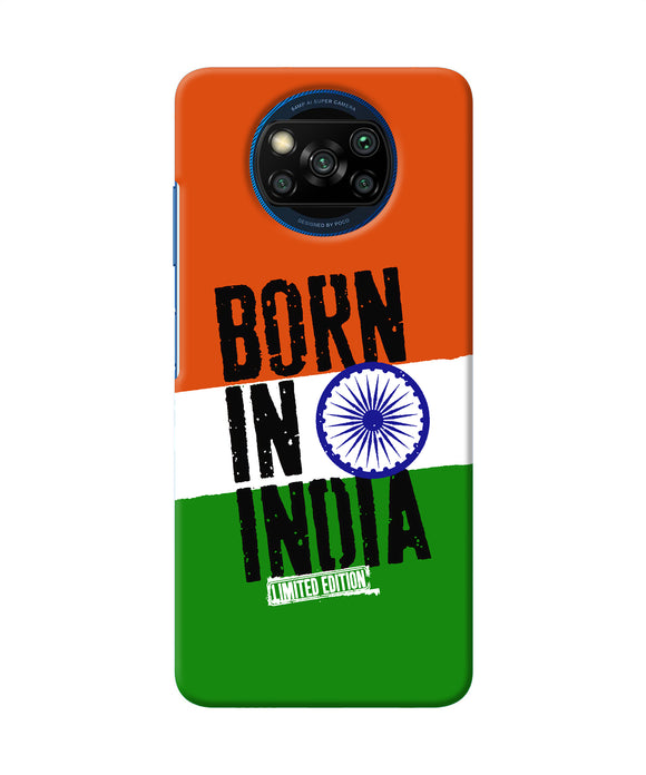 Born in India Poco X3/X3 Pro Back Cover
