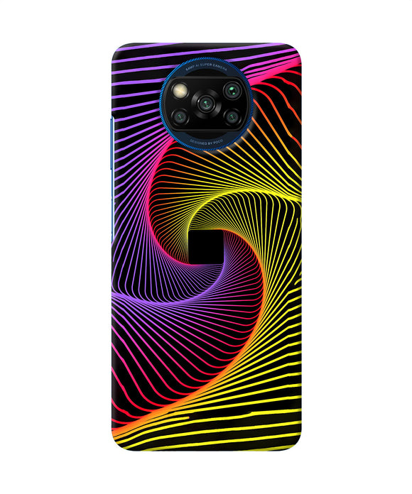 Colorful Strings Poco X3/X3 Pro Back Cover
