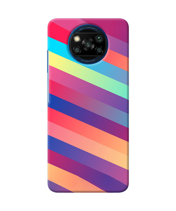 Stripes color Poco X3/X3 Pro Back Cover