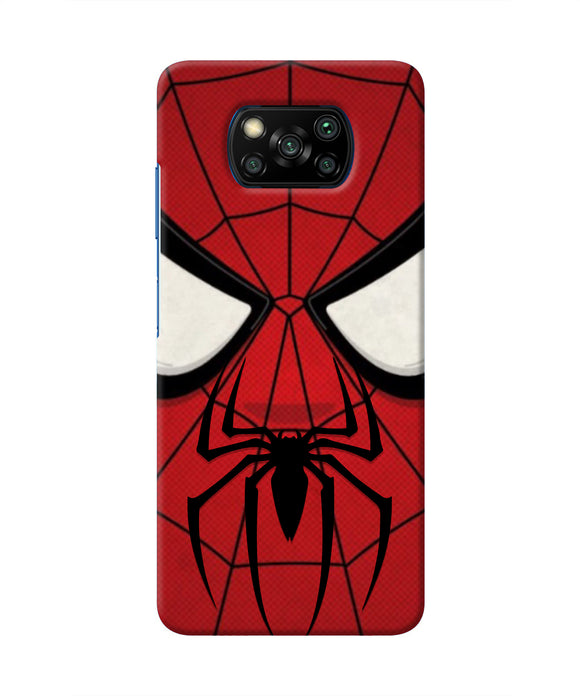 Spiderman Face Poco X3/X3 Pro Real 4D Back Cover