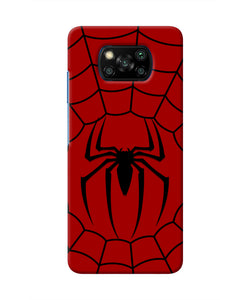 Spiderman Web Poco X3/X3 Pro Real 4D Back Cover