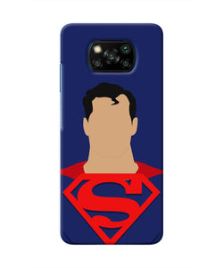 Superman Cape Poco X3/X3 Pro Real 4D Back Cover