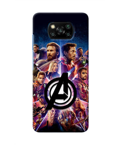 Avengers Superheroes Poco X3/X3 Pro Real 4D Back Cover