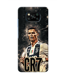 CR7 Dark Poco X3/X3 Pro Real 4D Back Cover