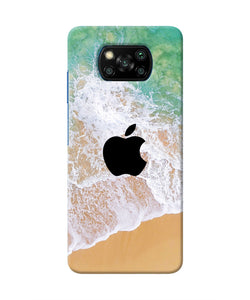 Apple Ocean Poco X3/X3 Pro Real 4D Back Cover