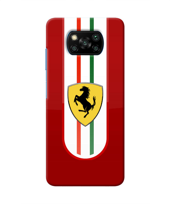 Ferrari Art Poco X3/X3 Pro Real 4D Back Cover