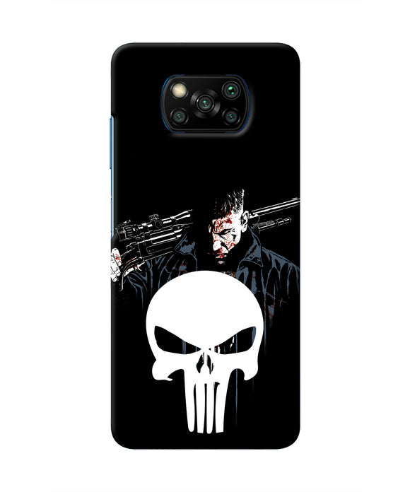 Punisher Character Poco X3/X3 Pro Real 4D Back Cover