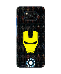 Iron Man Suit Poco X3/X3 Pro Real 4D Back Cover