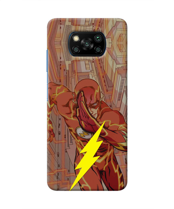 Flash Running Poco X3/X3 Pro Real 4D Back Cover