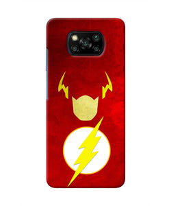 Flash Character Poco X3/X3 Pro Real 4D Back Cover