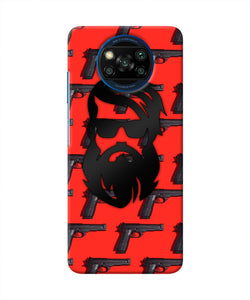 Rocky Bhai Beard Look Poco X3/X3 Pro Real 4D Back Cover