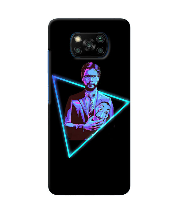Money Heist Professor In Pub Poco X3/X3 Pro Back Cover