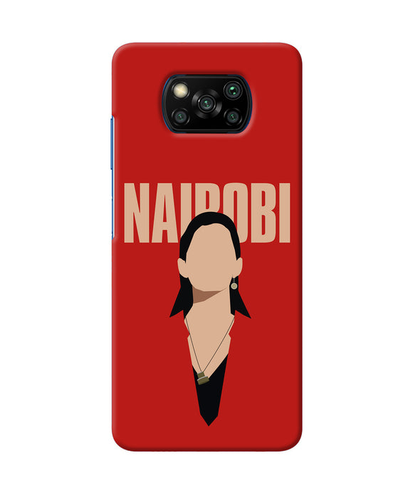 Nairobi Paint Money Heist Poco X3/X3 Pro Back Cover