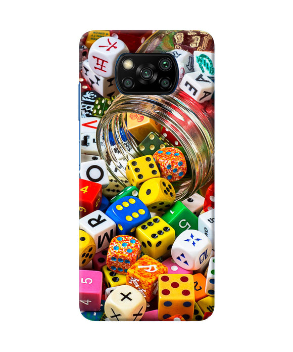 Colorful Dice Poco X3/X3 Pro Back Cover