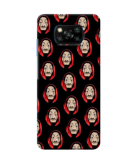 Money Heist Mask Poco X3/X3 Pro Back Cover