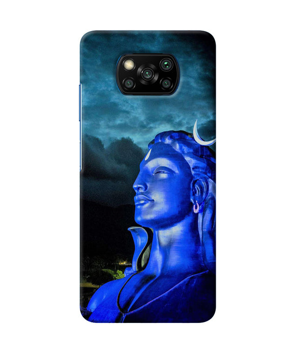 Adiyogi Blue Poco X3/X3 Pro Back Cover