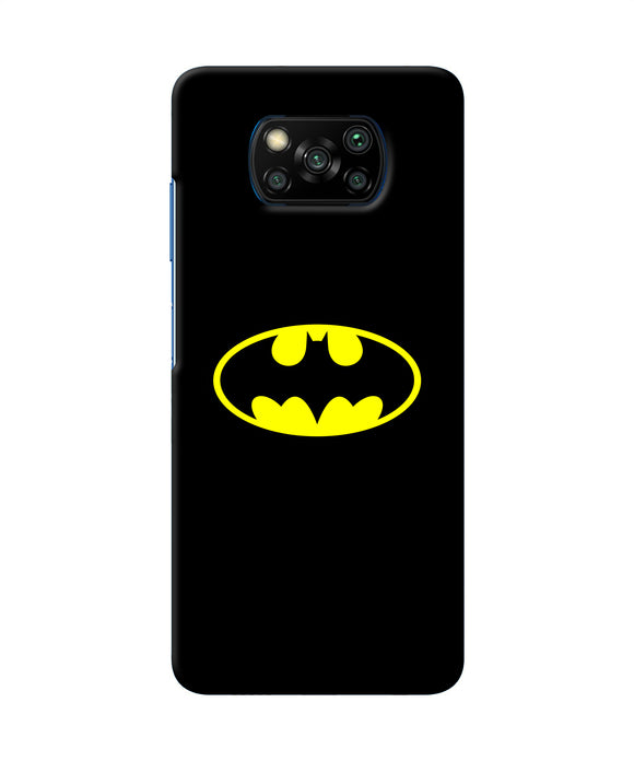 Batman Last Knight Print Black Poco X3/X3 Pro Back Cover