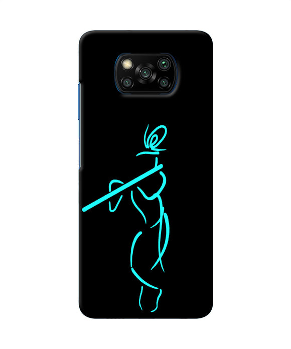 Lord Krishna Sketch Poco X3/X3 Pro Back Cover