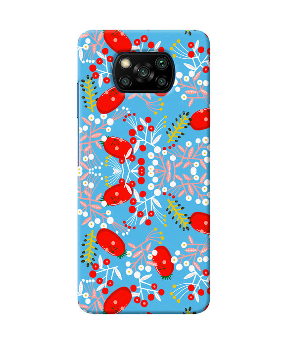 Small Red Animation Pattern Poco X3/X3 Pro Back Cover