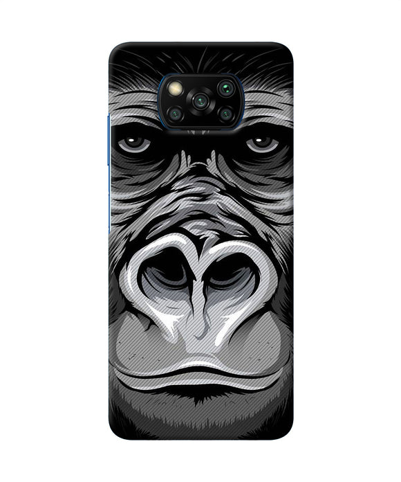Black Chimpanzee Poco X3/X3 Pro Back Cover