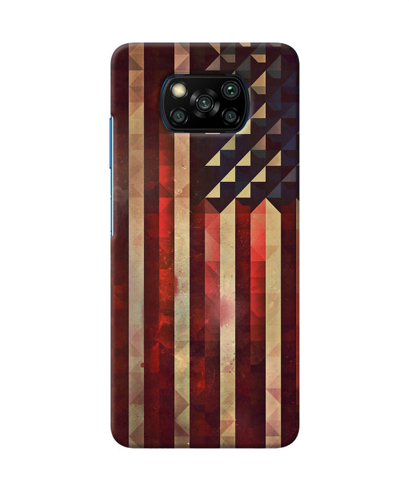 Vintage Us Flag Poco X3/X3 Pro Back Cover