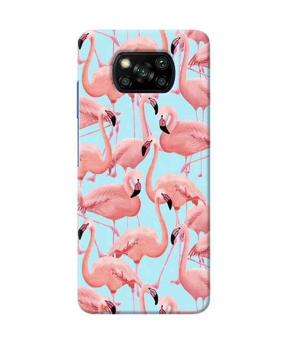 Abstract Sheer Bird Print Poco X3/X3 Pro Back Cover