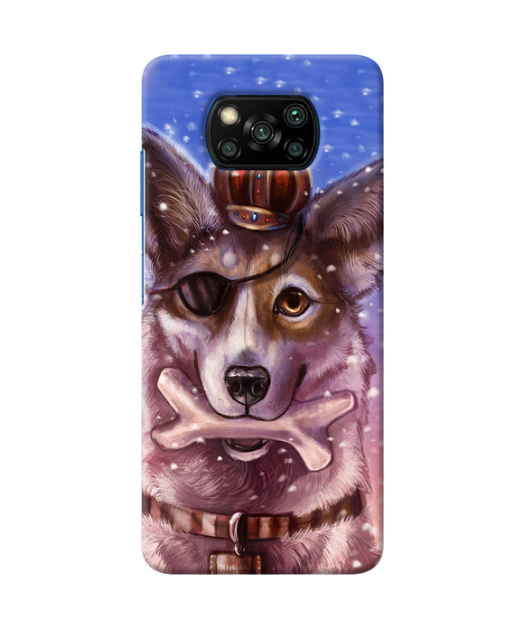 Pirate Wolf Poco X3/X3 Pro Back Cover