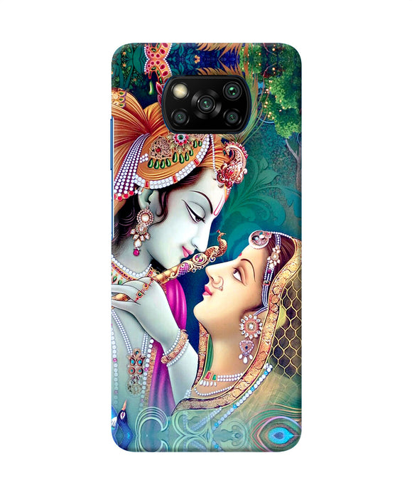 Lord Radha Krishna Paint Poco X3/X3 Pro Back Cover