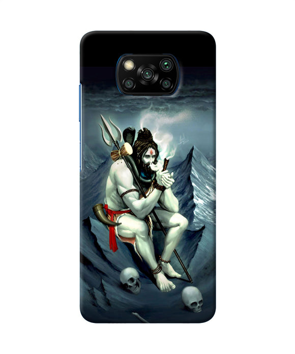 Lord Shiva Chillum Poco X3/X3 Pro Back Cover