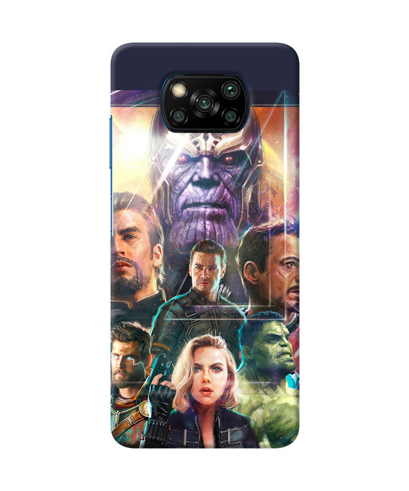 Avengers Poster Poco X3/X3 Pro Back Cover