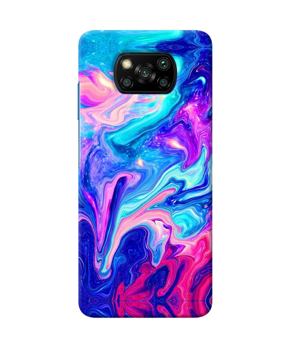Abstract Colorful Water Poco X3/X3 Pro Back Cover