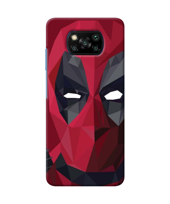 Abstract Deadpool Mask Poco X3/X3 Pro Back Cover