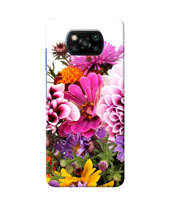 Natural Flowers Poco X3/X3 Pro Back Cover